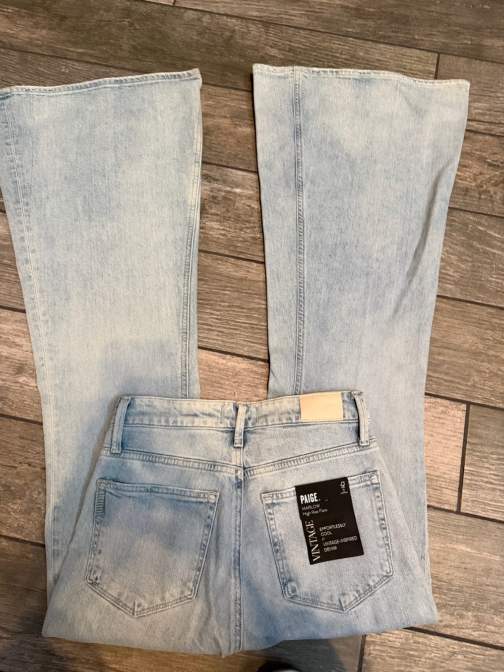 NWT Paige Marlow High Rise Flare Jeans - Picture 5 of 6